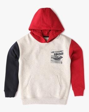 hoodie with placement logo