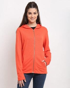 hoodie with split kangaroo pocket