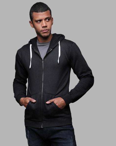 hoodie with split-kangaroo pocket