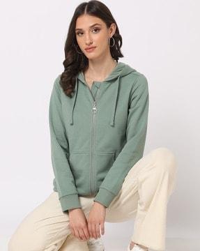 hoodie with split kangaroo pockets