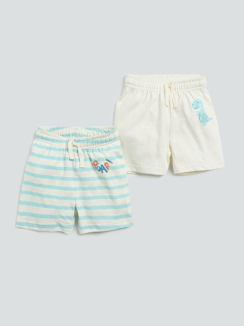 hop baby by westside mint shorts - pack of 2