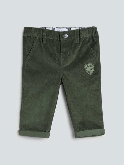 hop baby by westside olive corduroy trousers