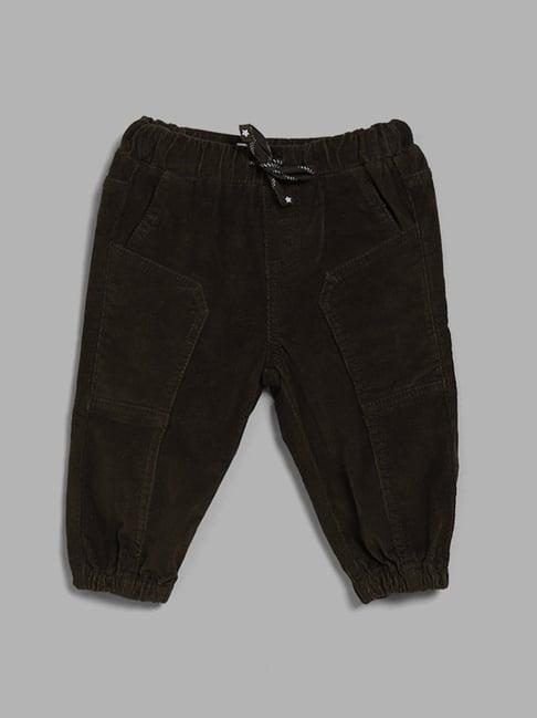 hop baby by westside solid olive joggers