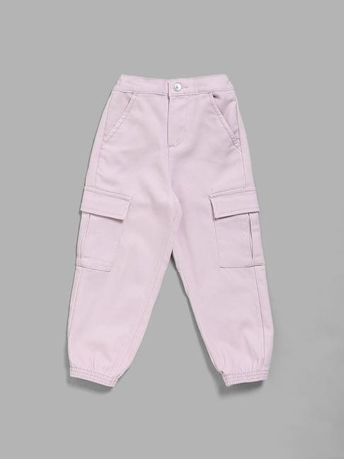 hop kids by westside lilac cargo joggers
