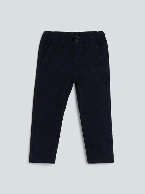 hop kids by westside navy tapered trousers