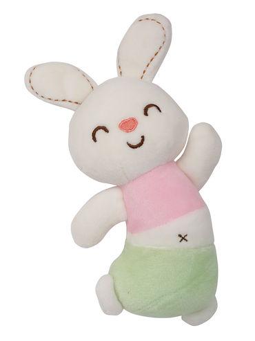 hopping bunny multicolor handheld rattle toy