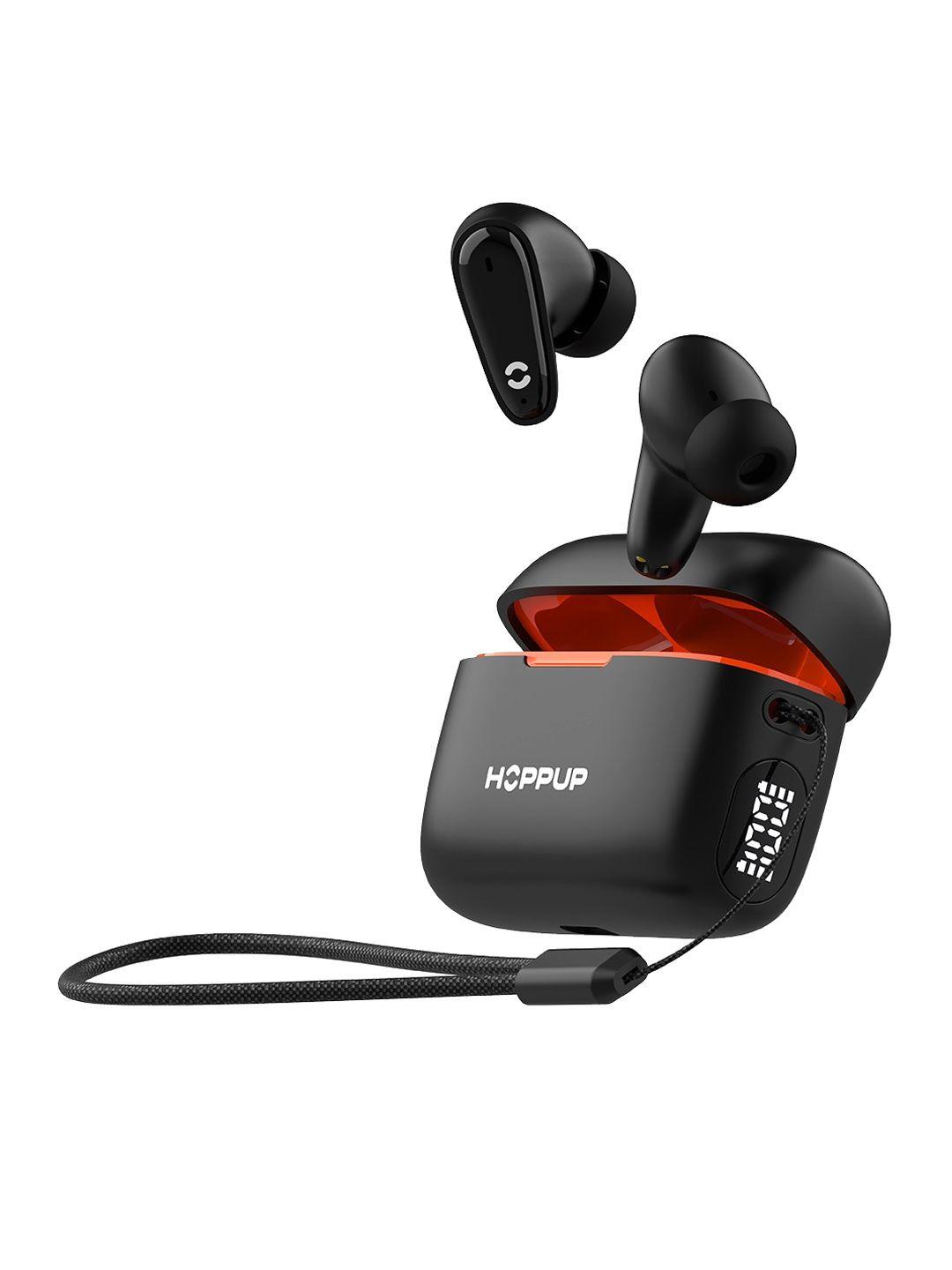 hoppup airdoze d505 with 10mm drivers, digital display & 50 hours playtime headphones
