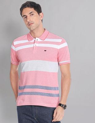 horizontal stripe cool-it real deal polo shirt