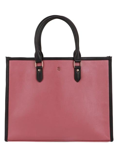 horra pink large office tote bag