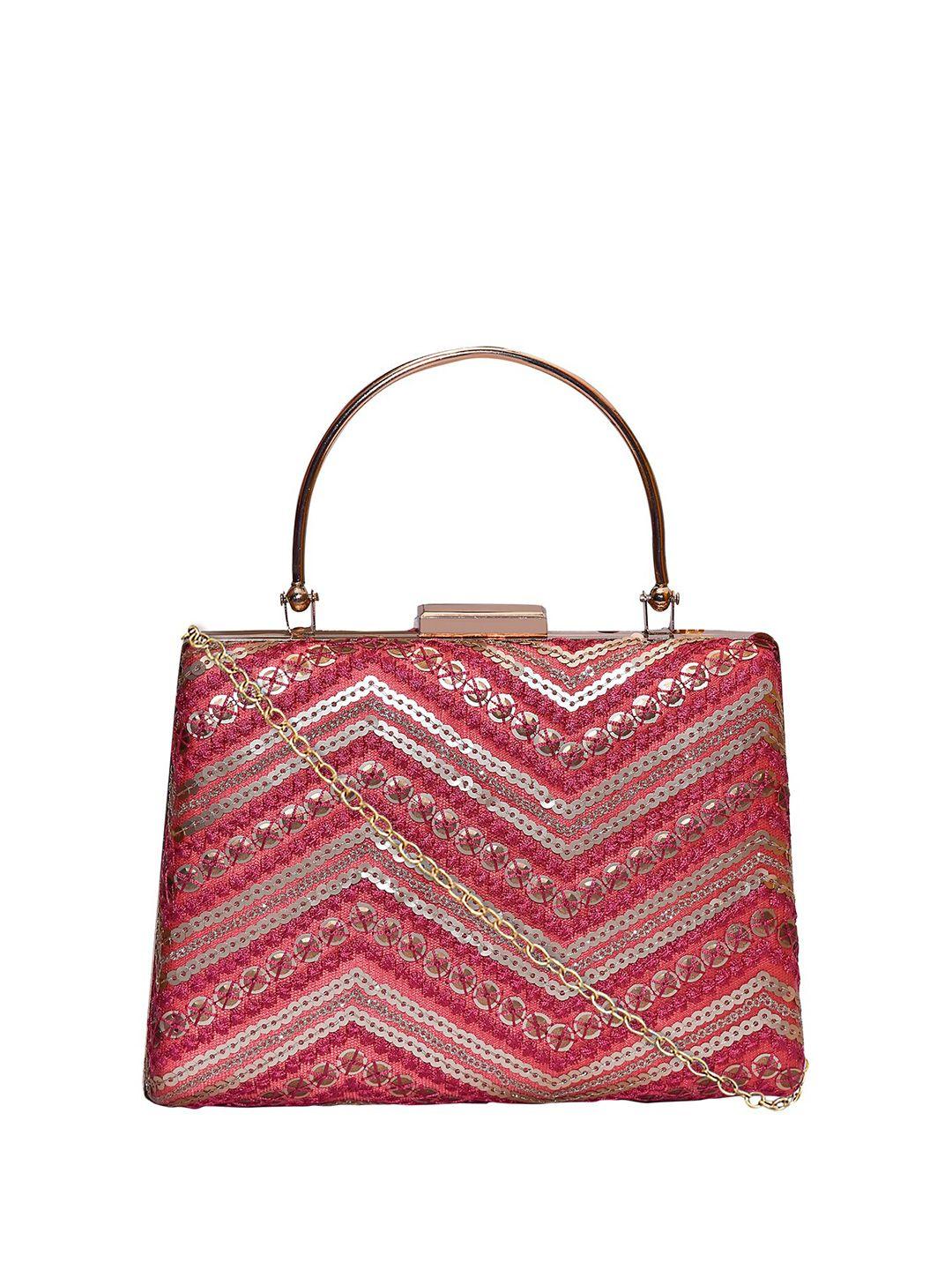 horra sequinned embellished purse