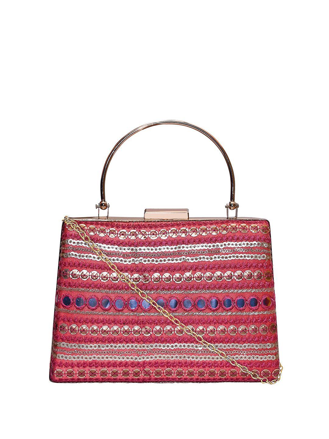 horra sequinned embellished purse