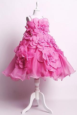 hot pink tulle dress for girls