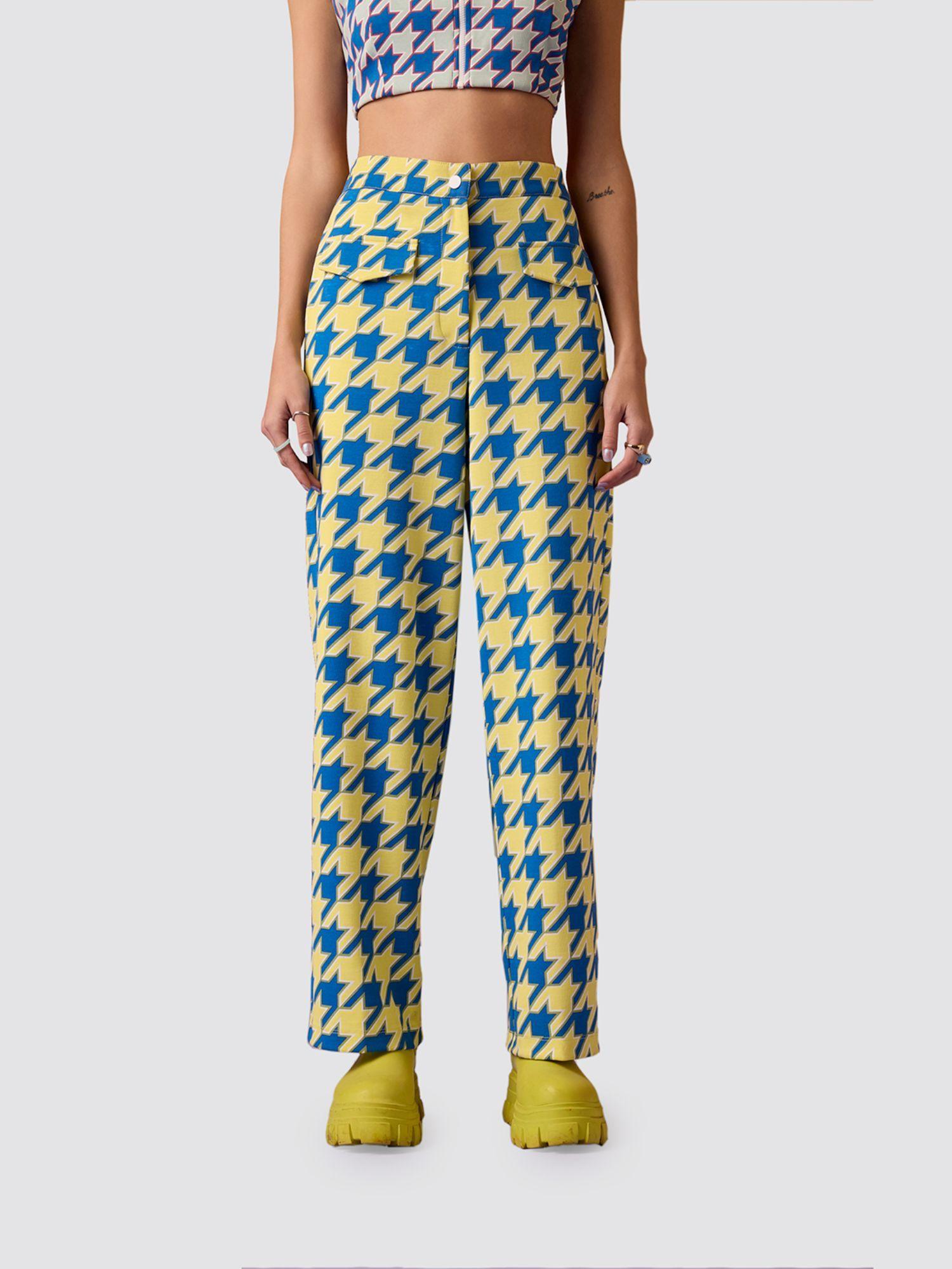 houndstooth vibe pants