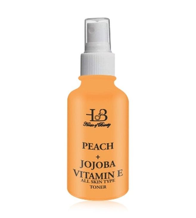 house of beauty peach + jojoba toner - all skin type - 30 ml
