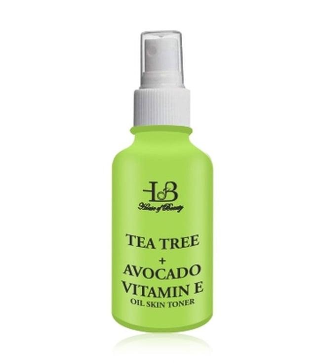 house of beauty tea tree + avocado toner - oily to combination skin - 30 ml