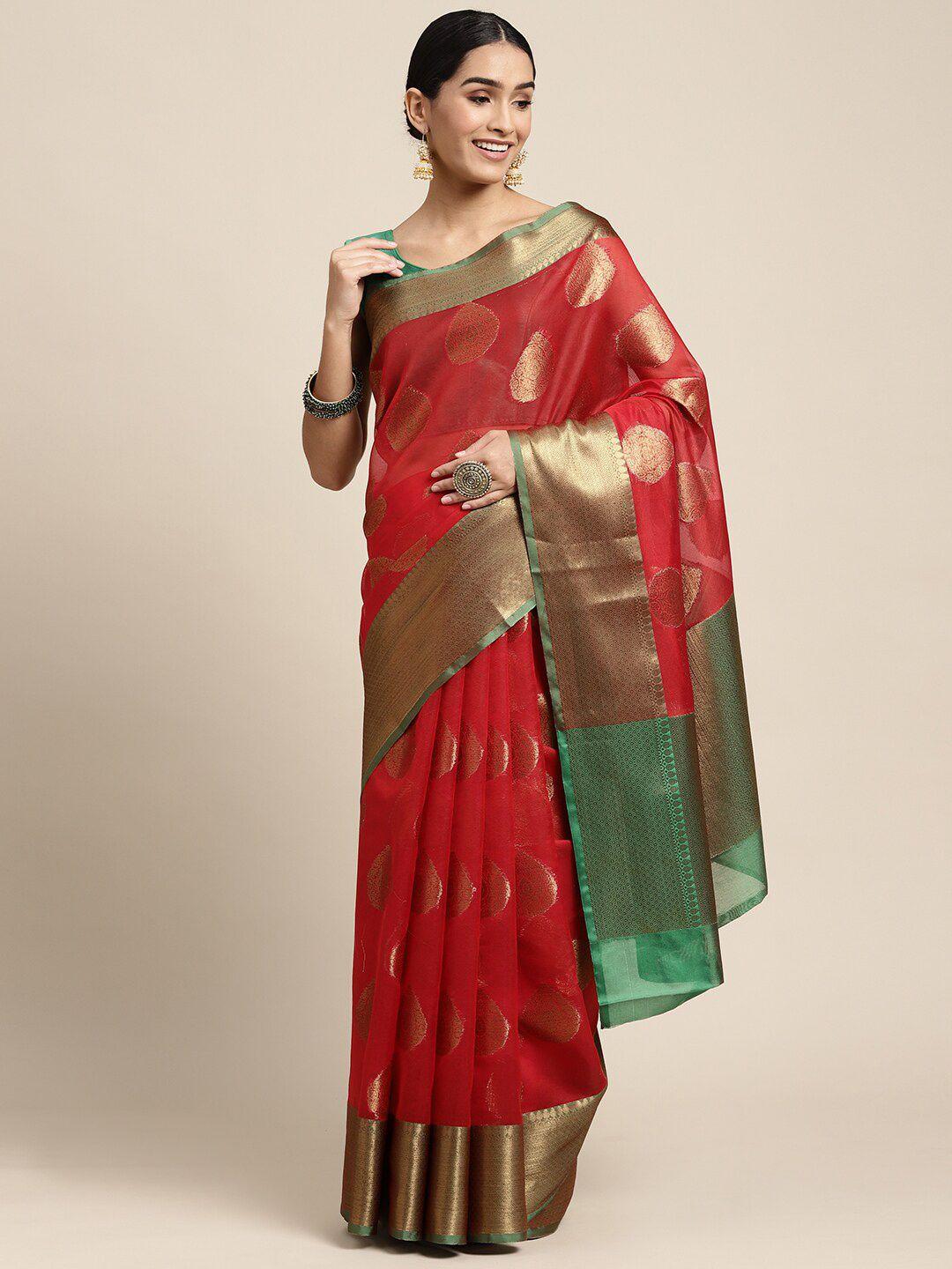 house of begum ethnic motif woven design zari banarasi saree