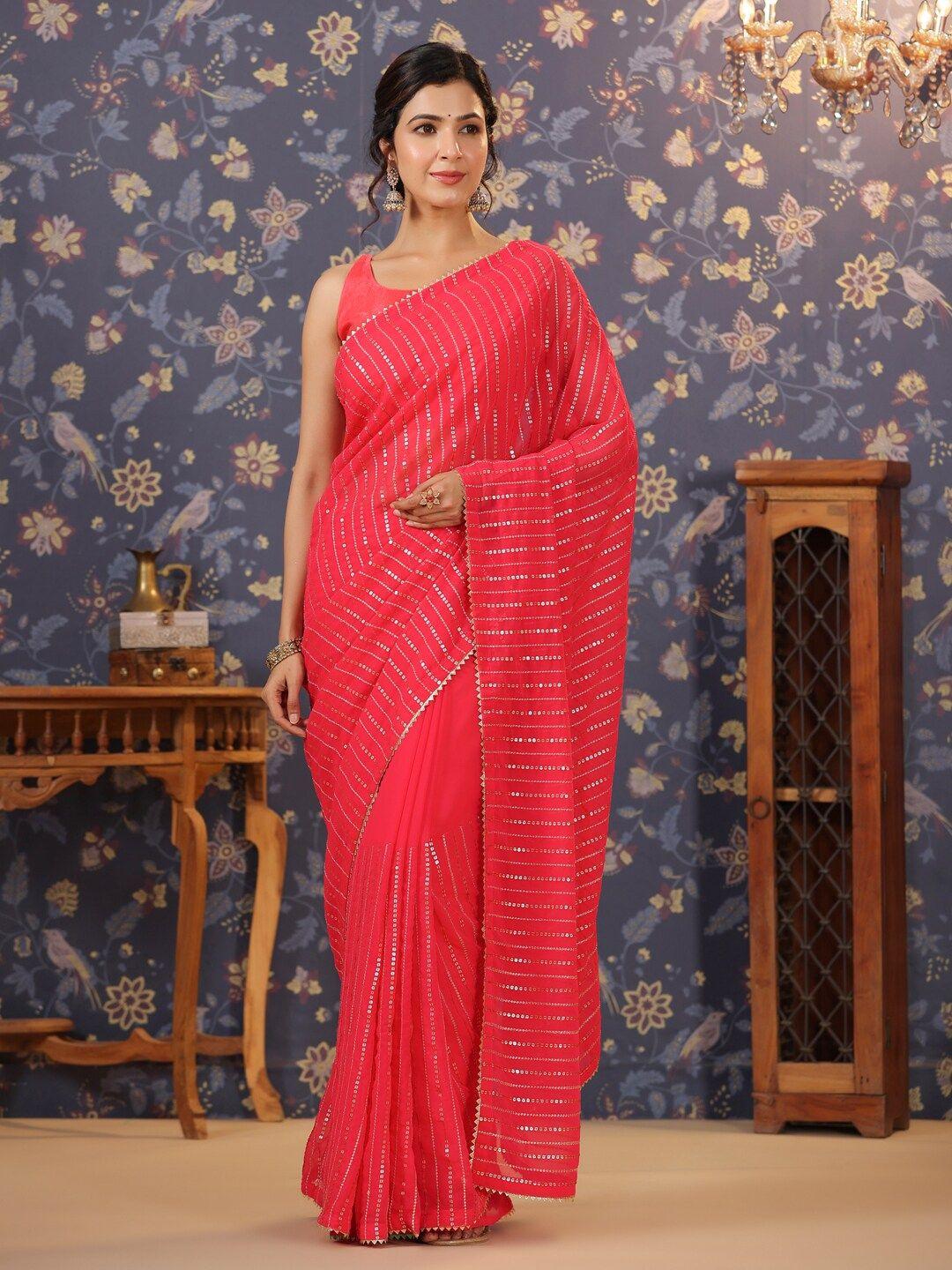 house of pataudi sequinned sarees