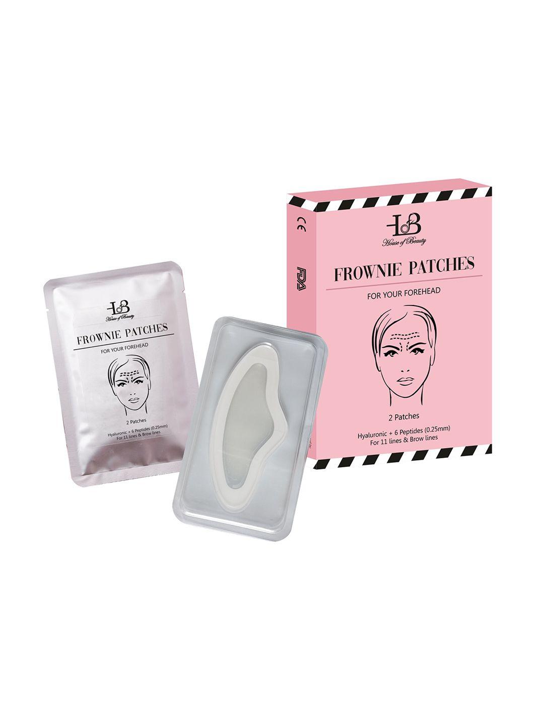 house of beauty frownie patches for forehead with hyaluronic acid - 2 pcs