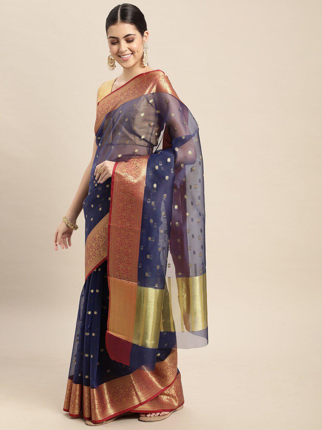 house of begum embellished woven design zari saree