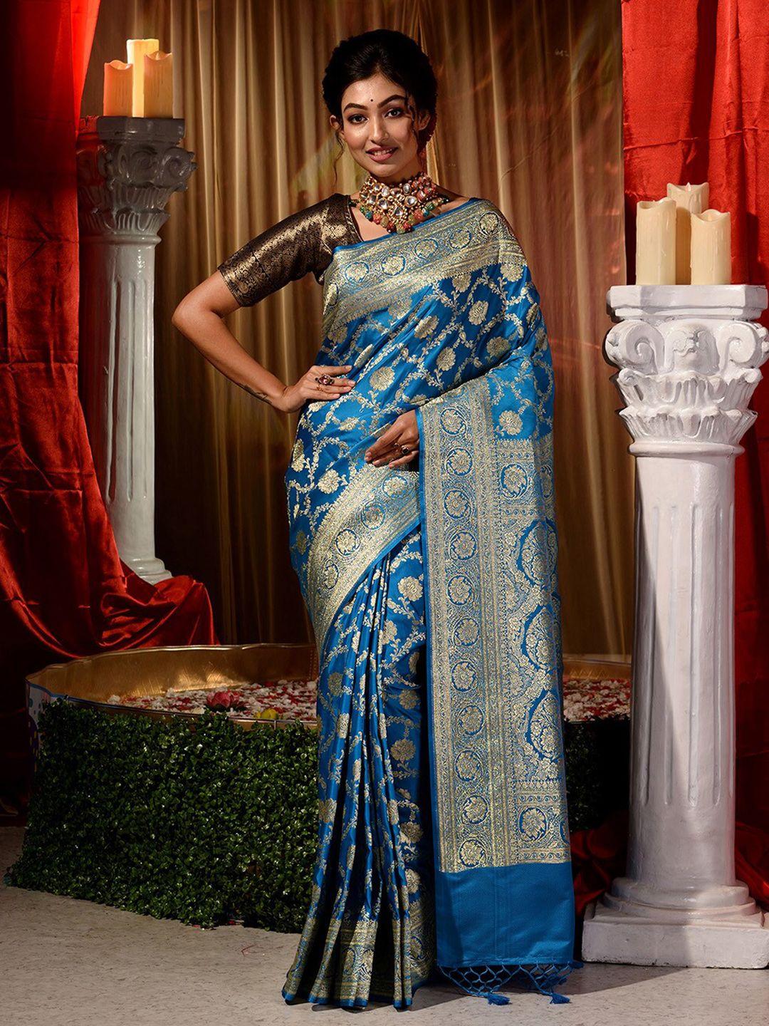 house of begum woven design zari banarasi saree