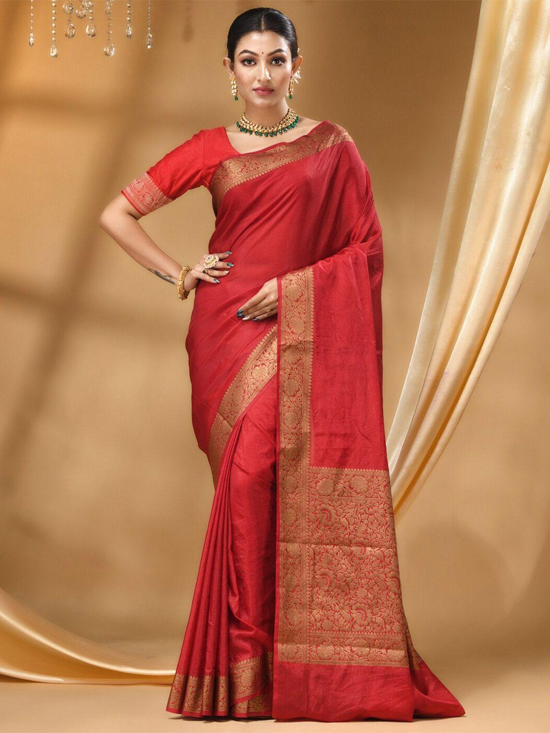 house of begum zari silk blend banarasi saree