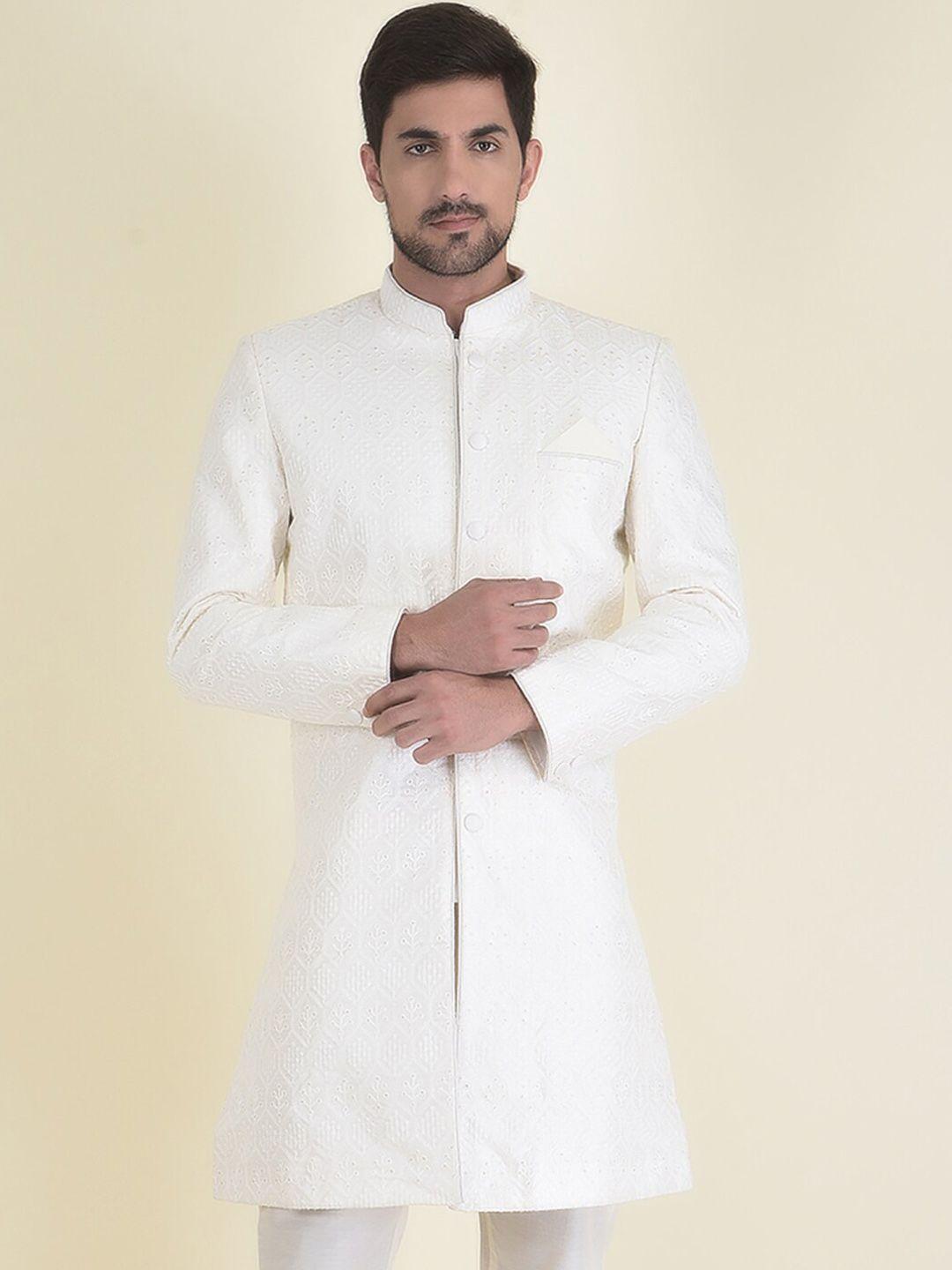 house of deyann men embroidered sherwani with trouser set