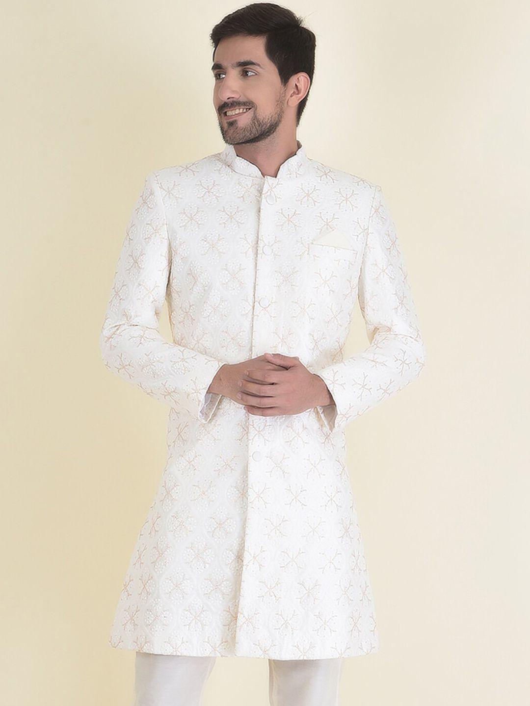 house of deyann men embroidered sherwani with trouser set