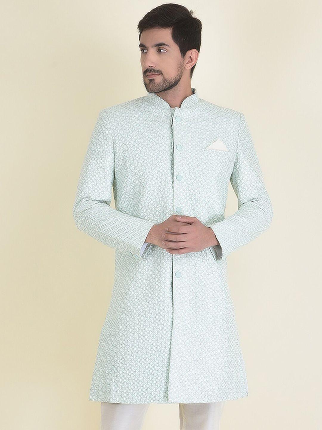 house of deyann men embroidered sherwani with trouser set