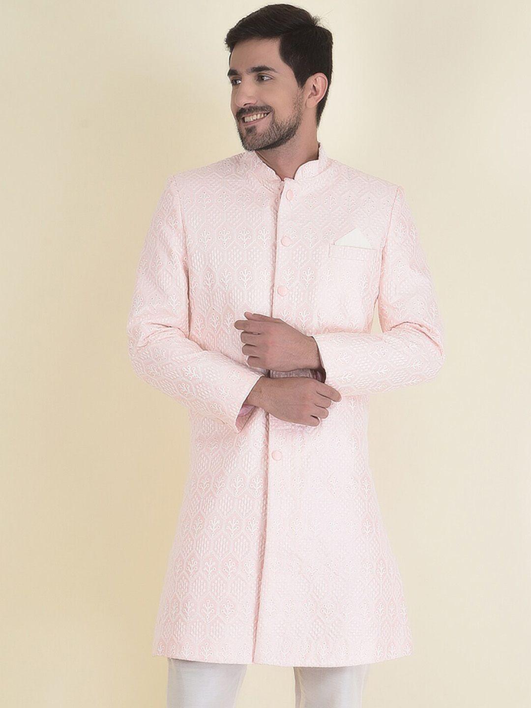 house of deyann men embroidered sherwani with trouser set