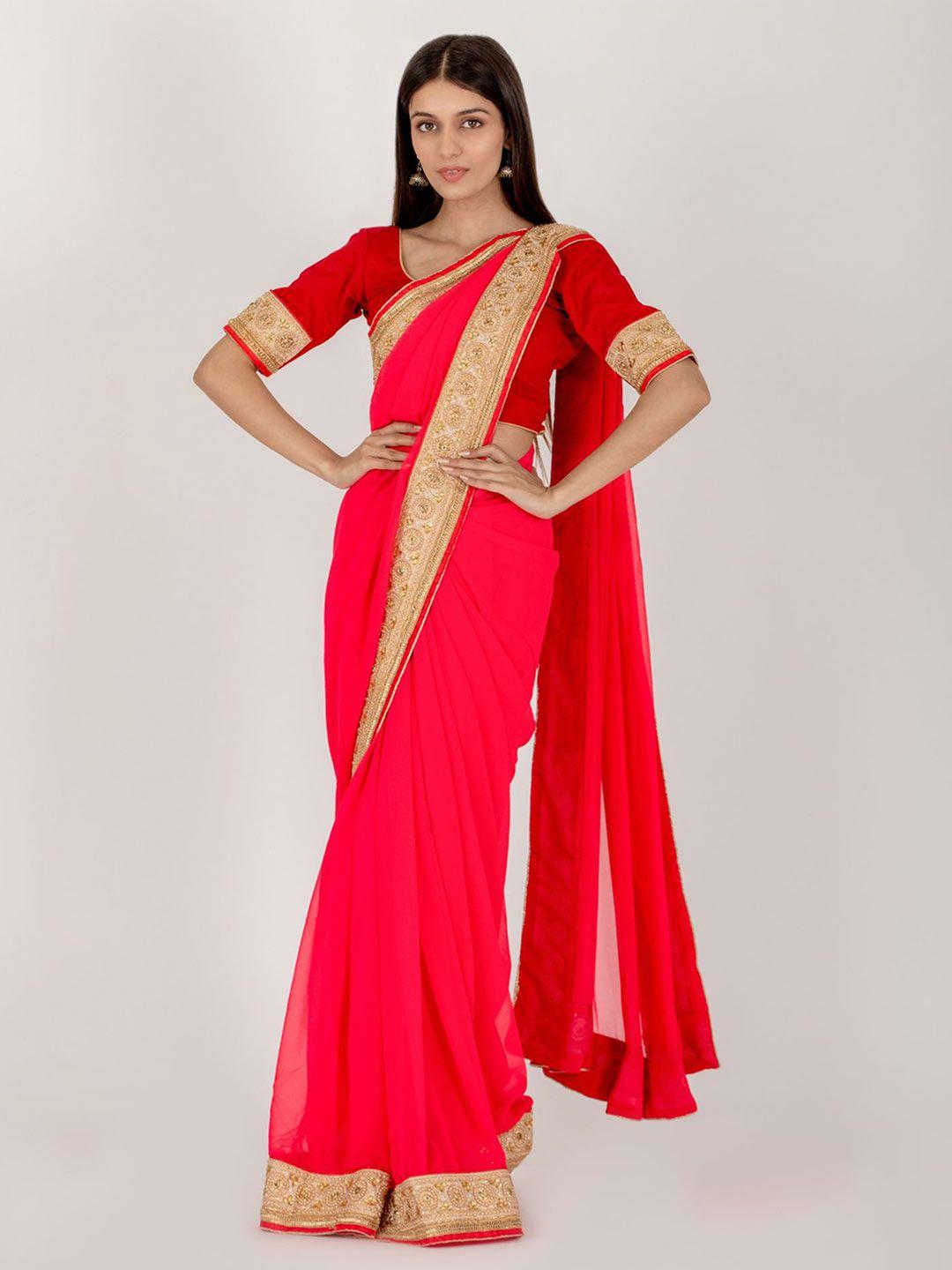 house of jamoti embroidered saree