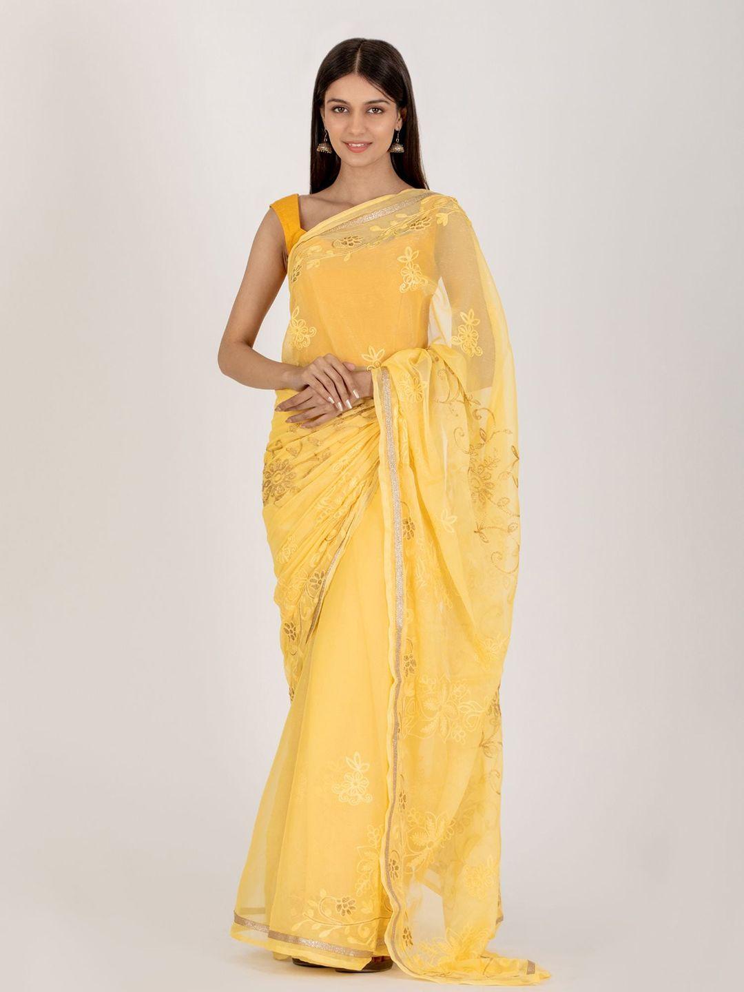 house of jamoti floral saree