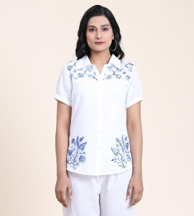 house of kari hand embroidery chikankari shirts