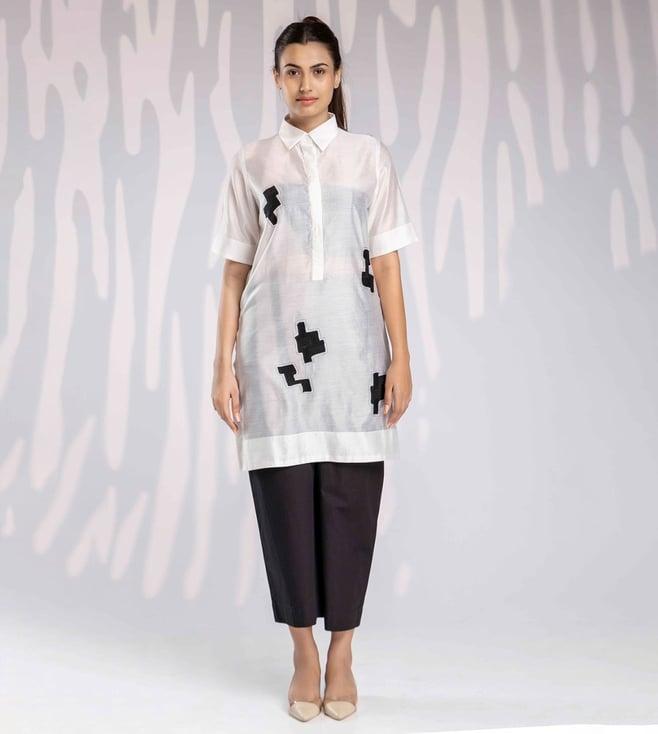 house of manaa white hom allure kurta with pant