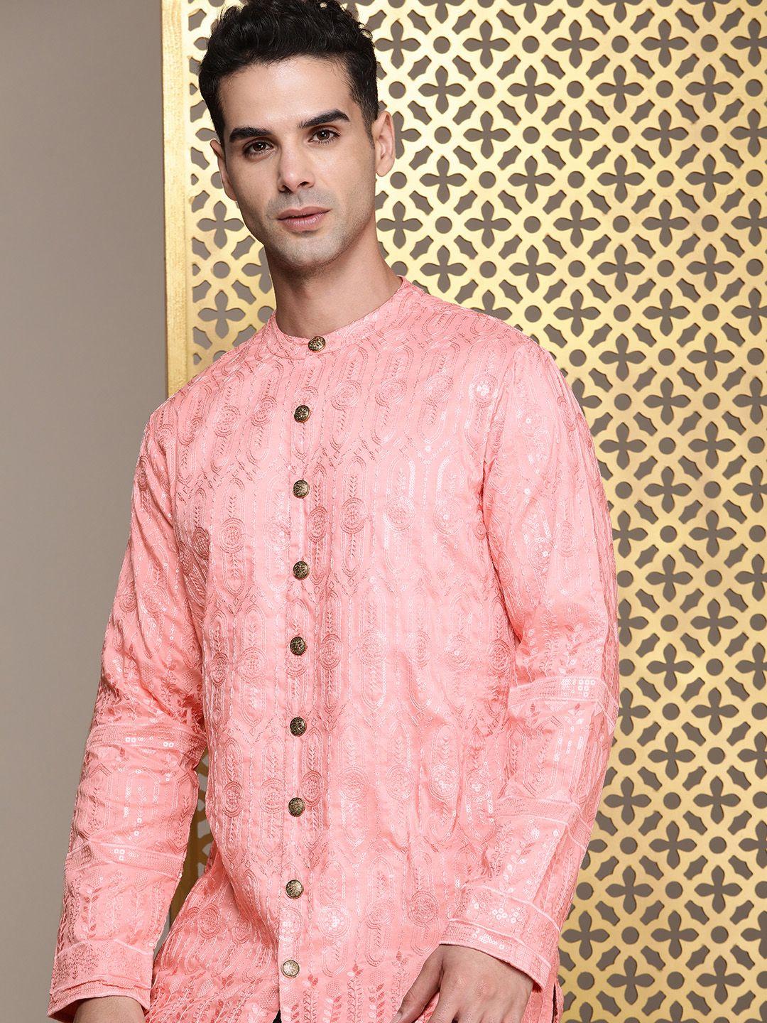 house of pataudi embellished sequined rozana kurta