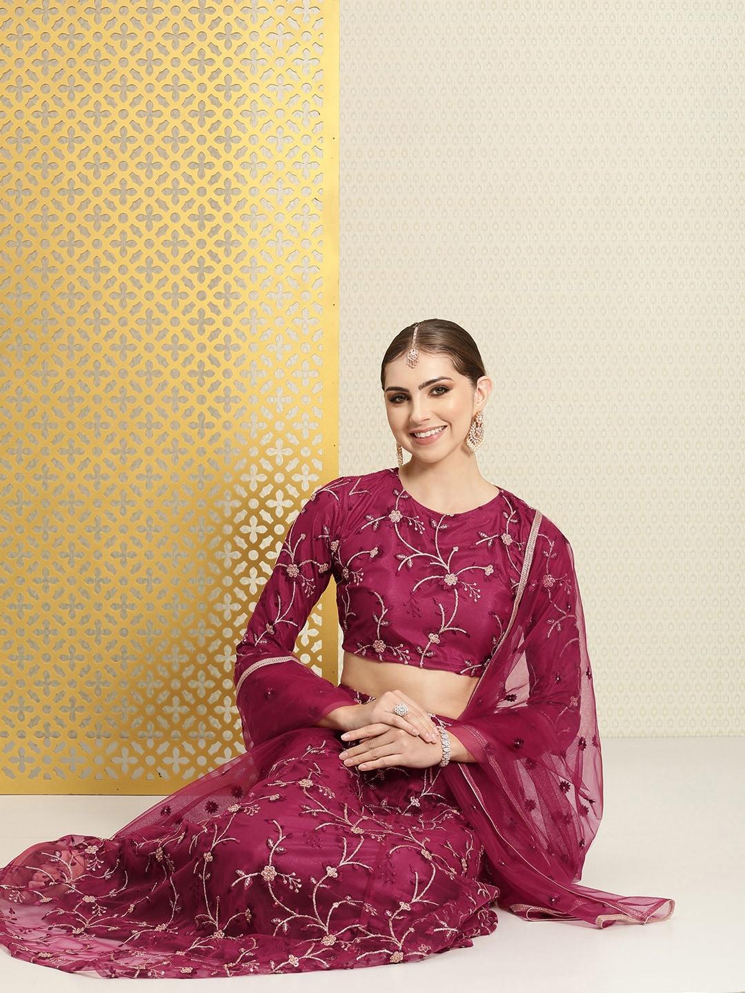 house of pataudi embroidered ready to wear jashn lehenga & blouse with dupatta