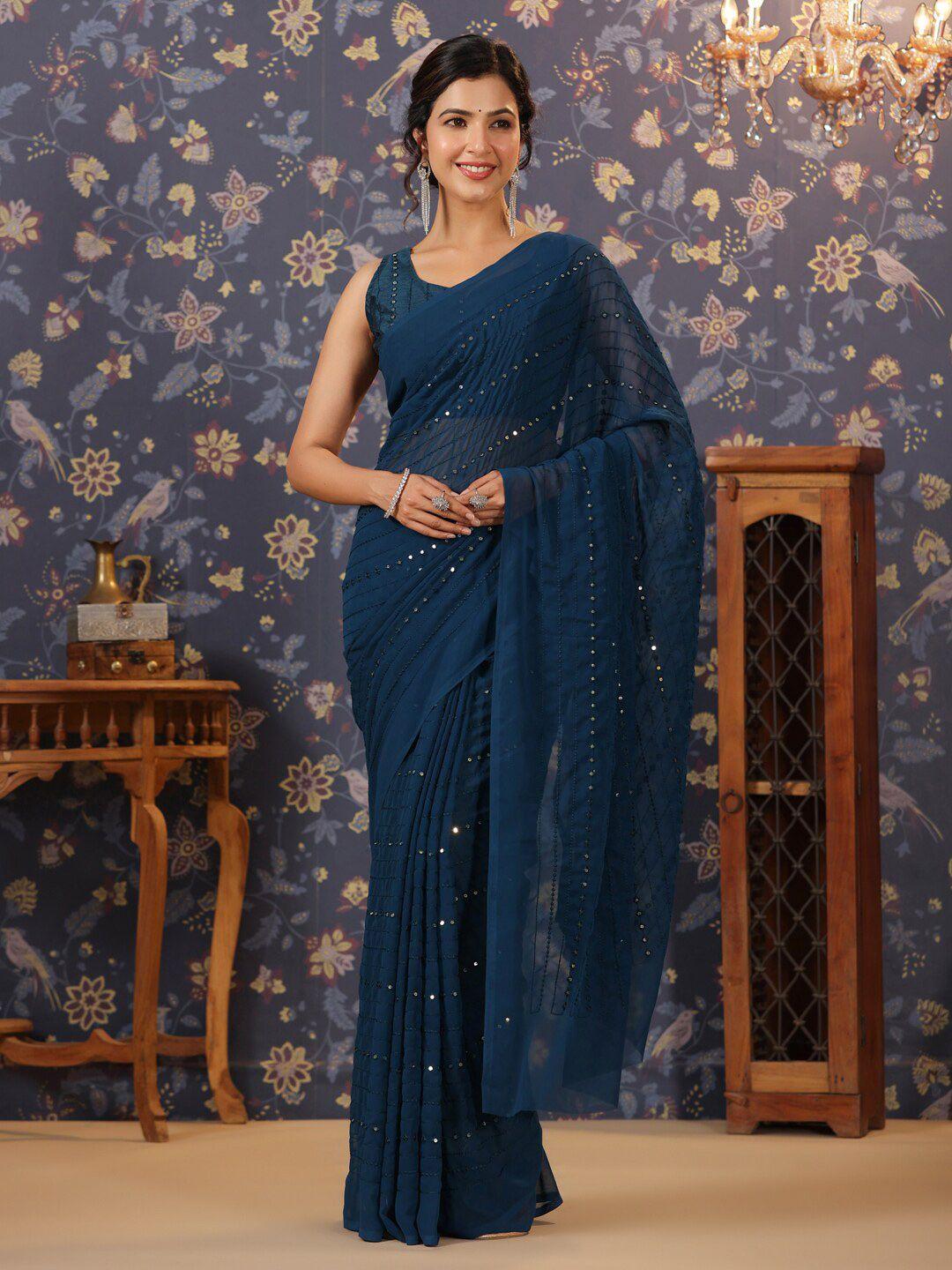 house of pataudi embroidered sarees