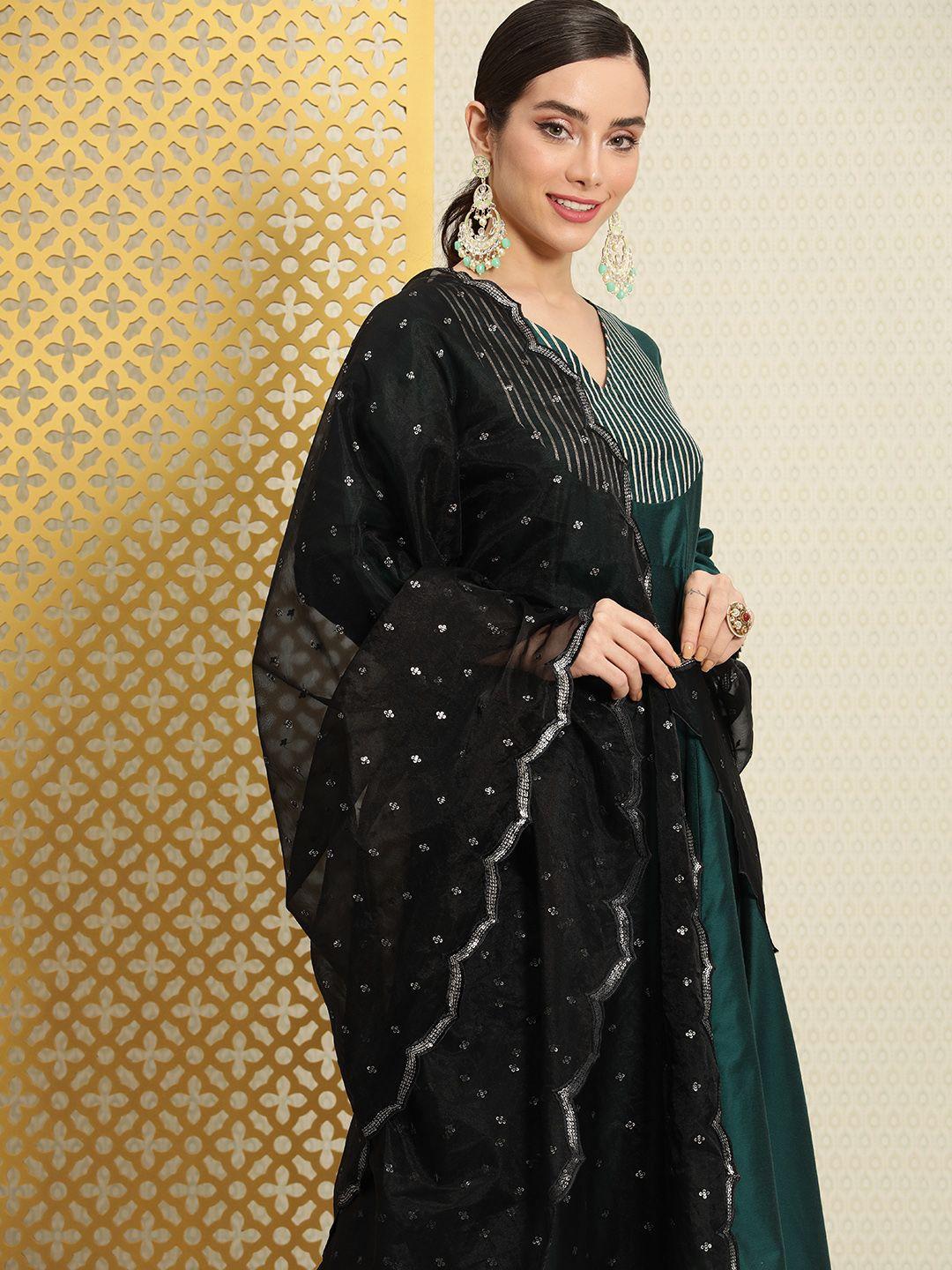 house of pataudi embroidered sequined jashn dupatta