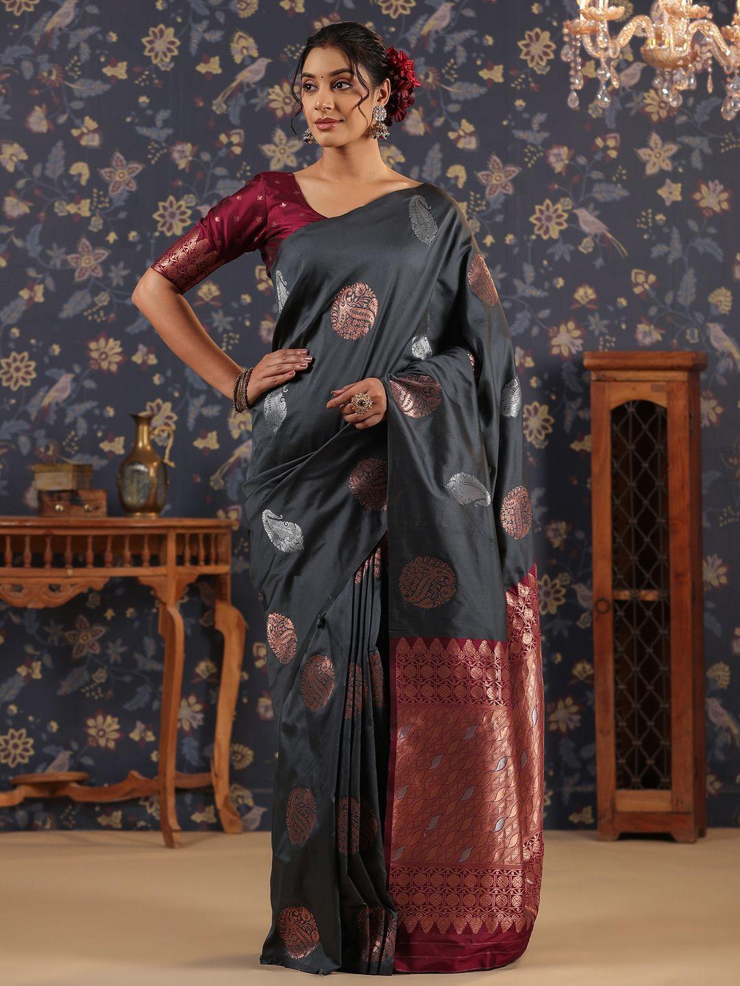 house of pataudi ethnic woven design banarasi saree