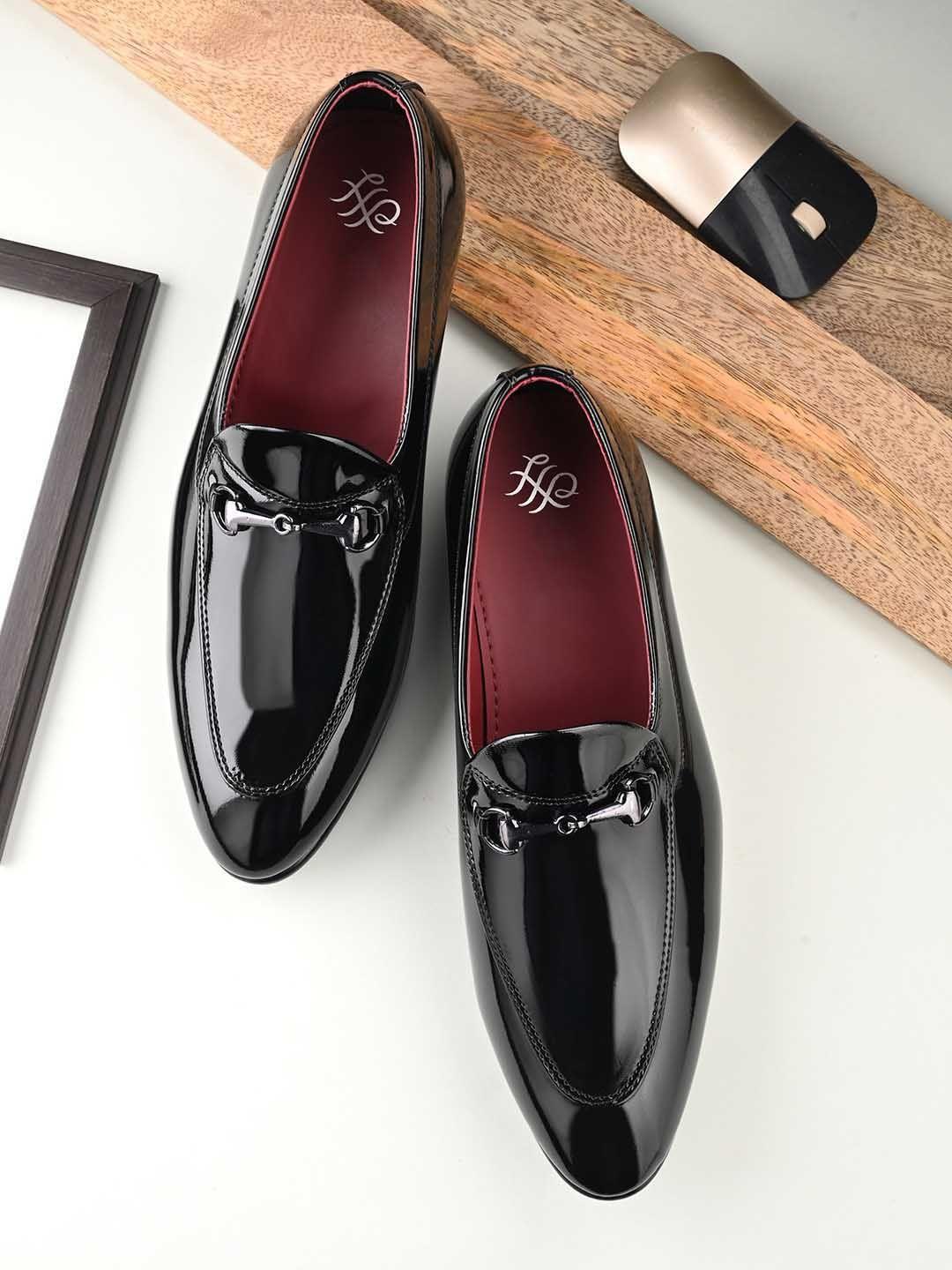 house of pataudi men formal horsebit loafers