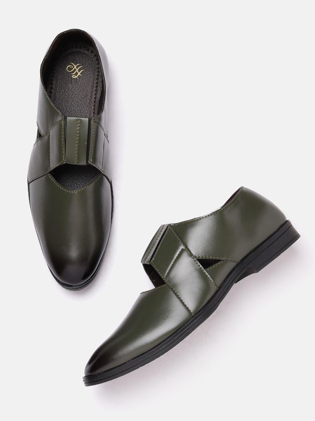 house of pataudi men shoe-style sandals