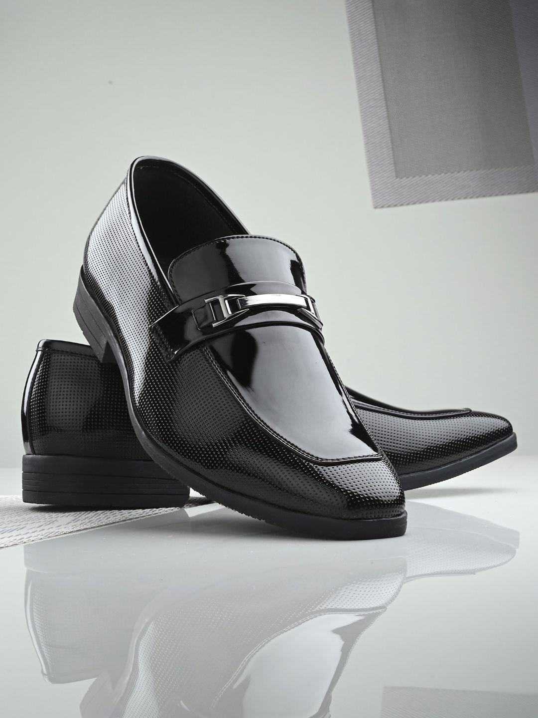 house of pataudi men slip-on formal loafers