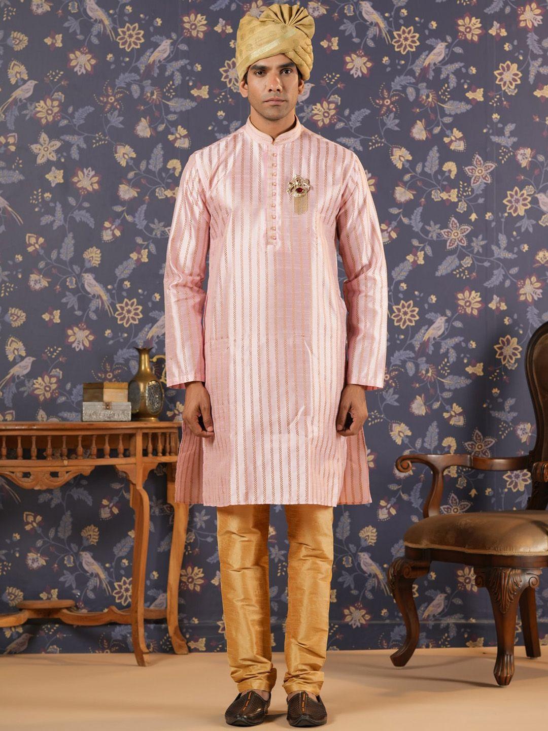 house of pataudi printed a-line kurta with trouser