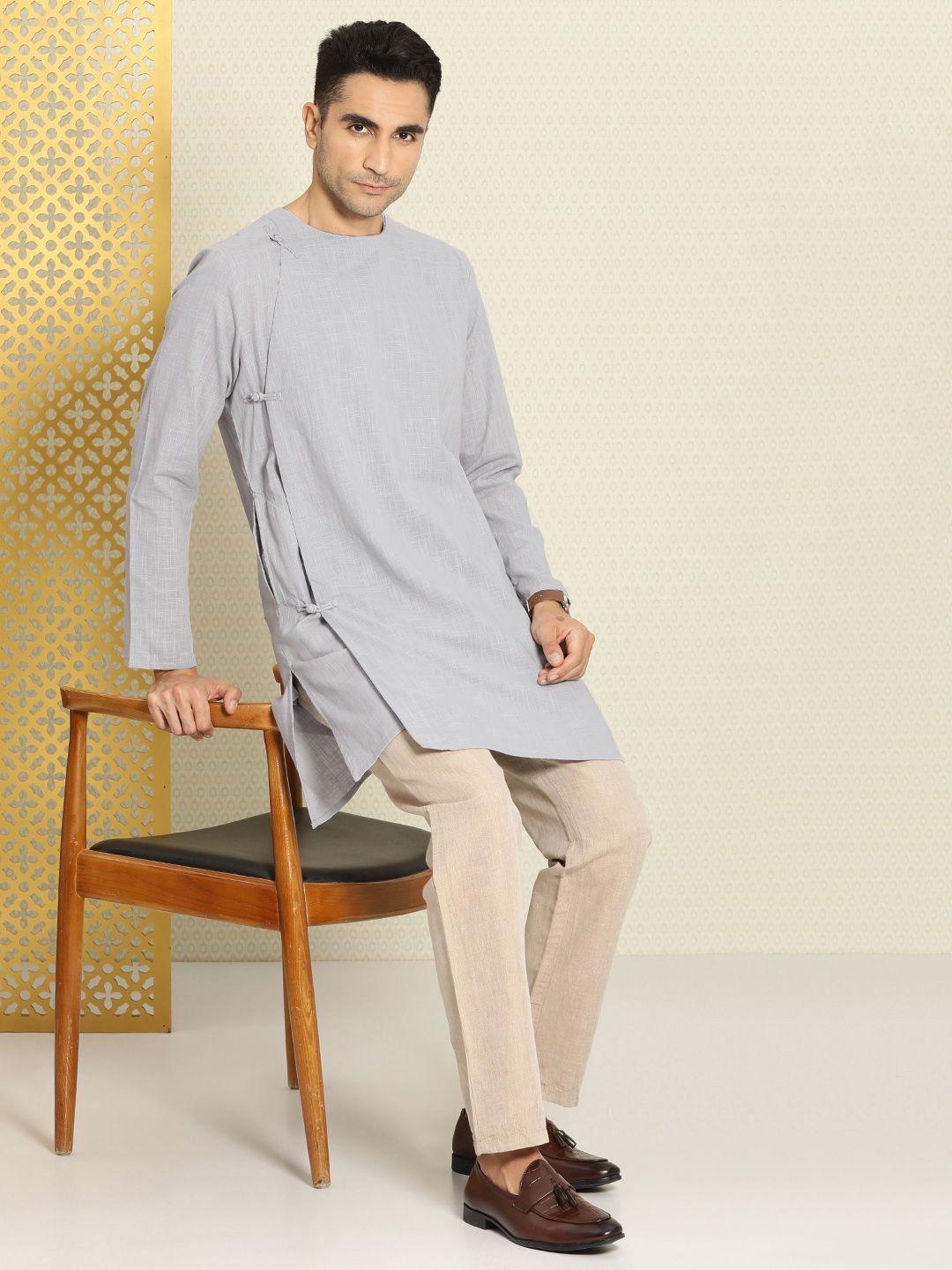 house of pataudi rozana pure cotton angrakha kurta