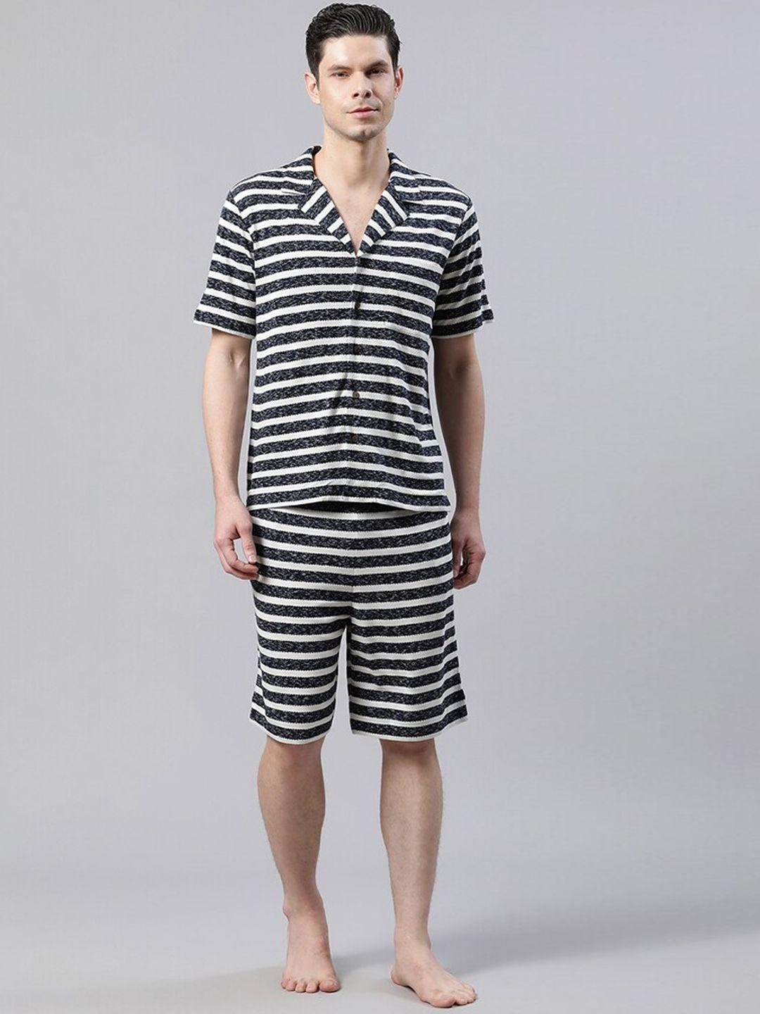 house of s men striped night suit