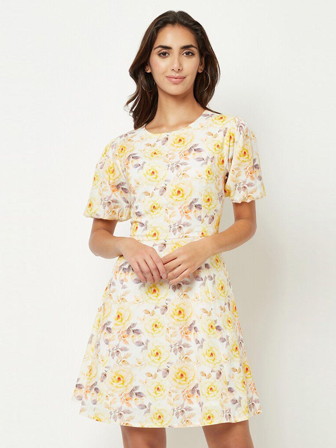 house of s white floral dress
