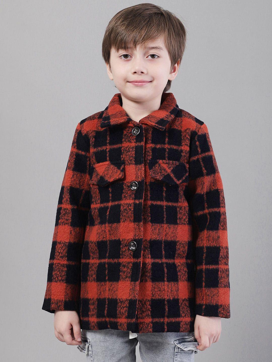 house of vedas boys checked lightweight tailored jacket