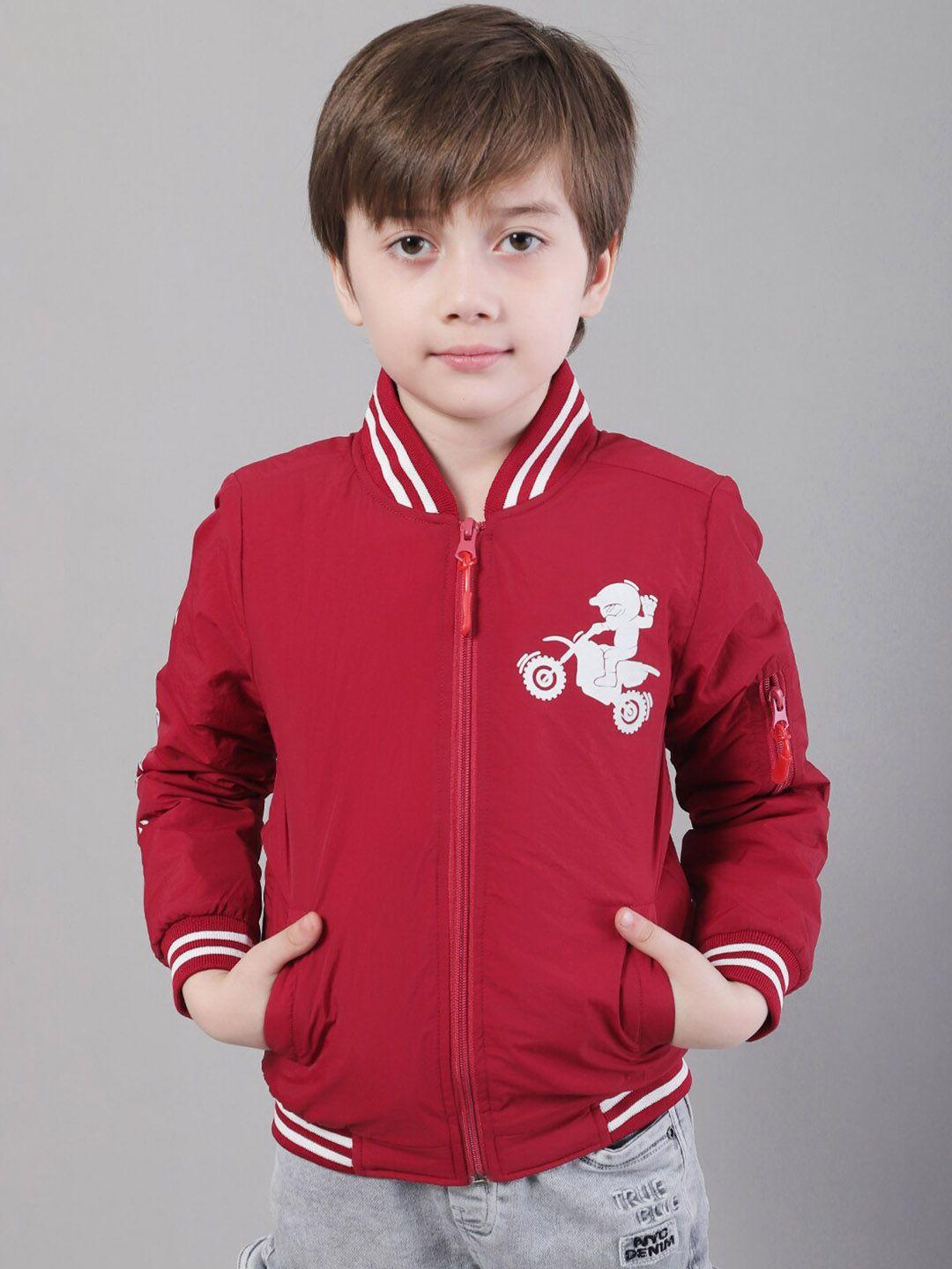 house of vedas boys lightweight varsity jacket