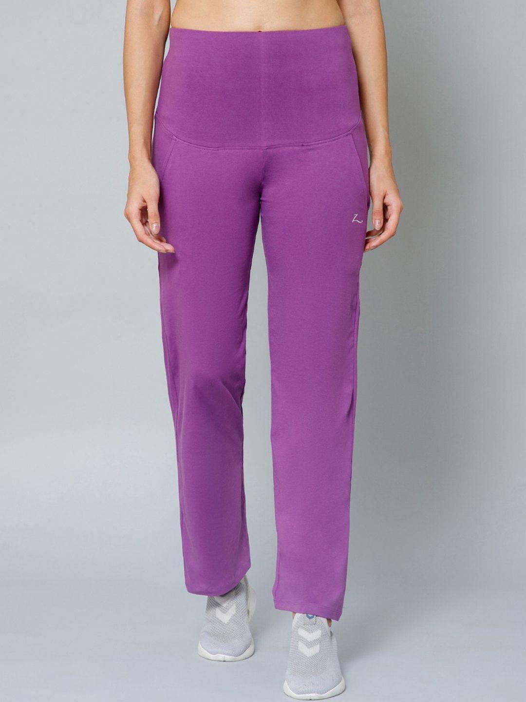 house of zelena solid women cotton track pants