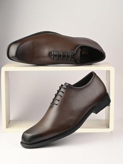 hoversole men's warren brown oxford shoes