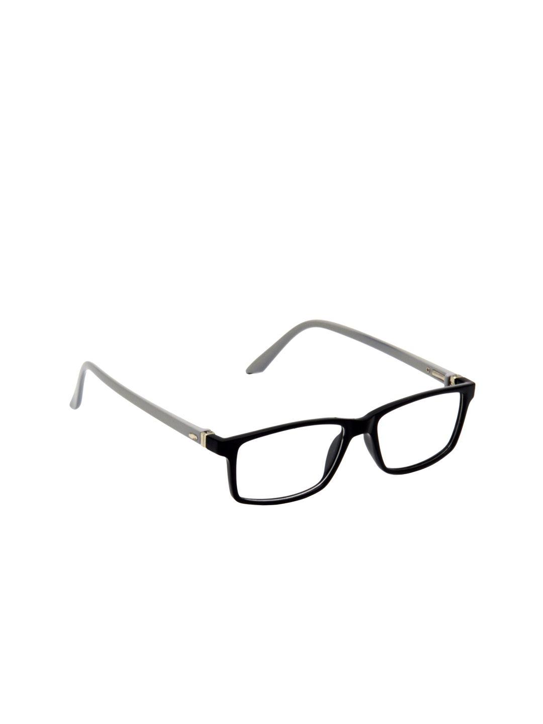 hrinkar unisex black full rim rectangle frames